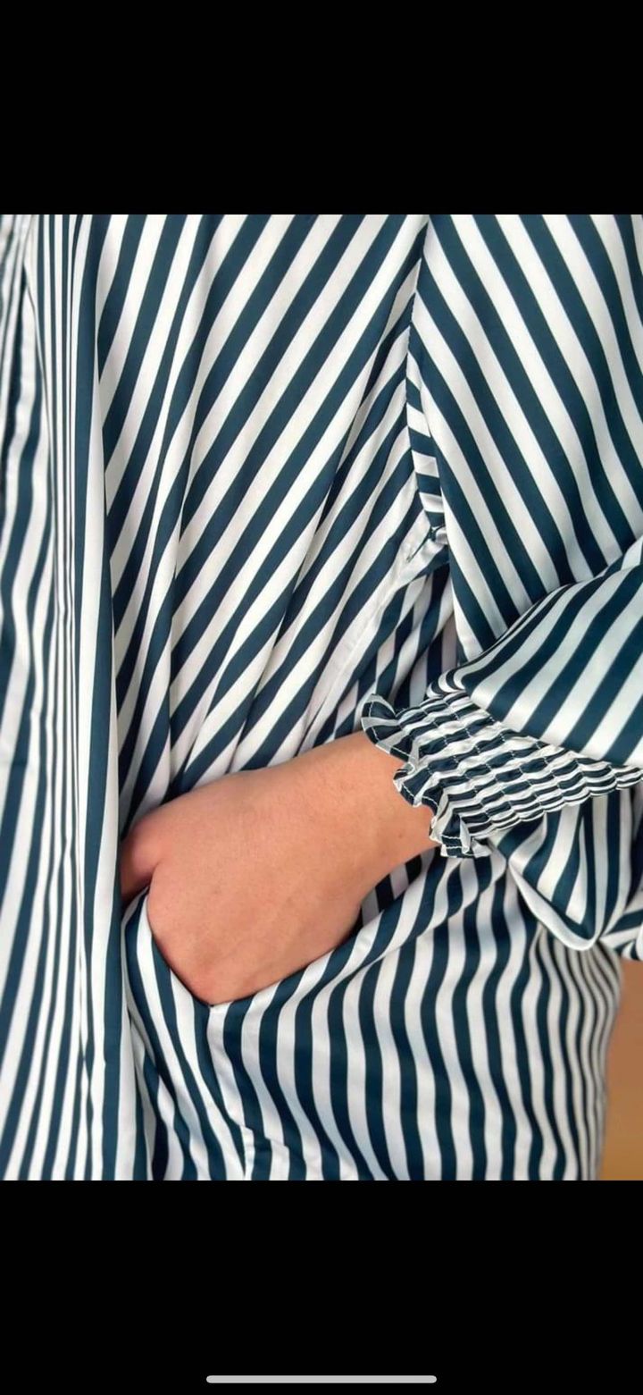 Striped Pocket Silk