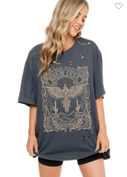 Stay Wild Roam Free Graphic Tee