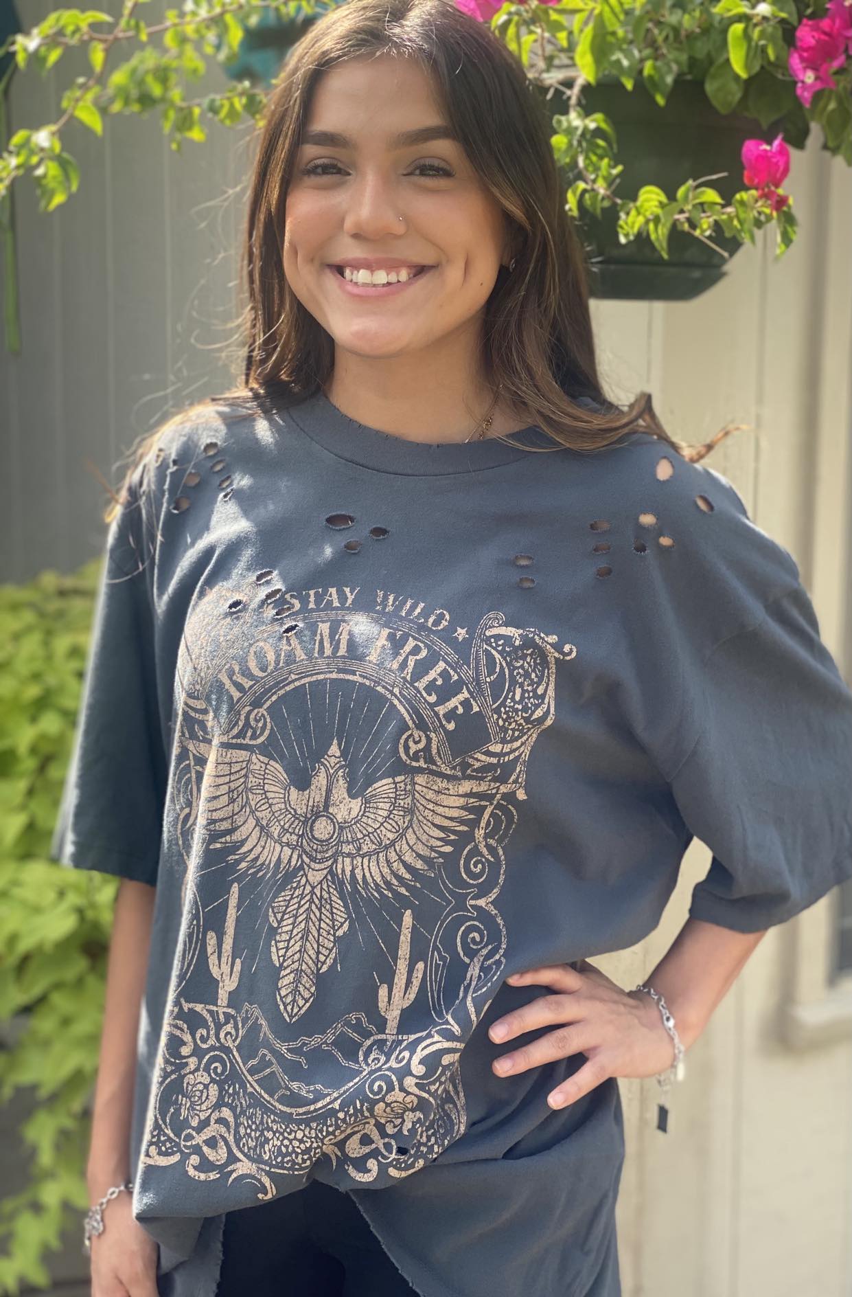 Stay Wild Roam Free Graphic Tee