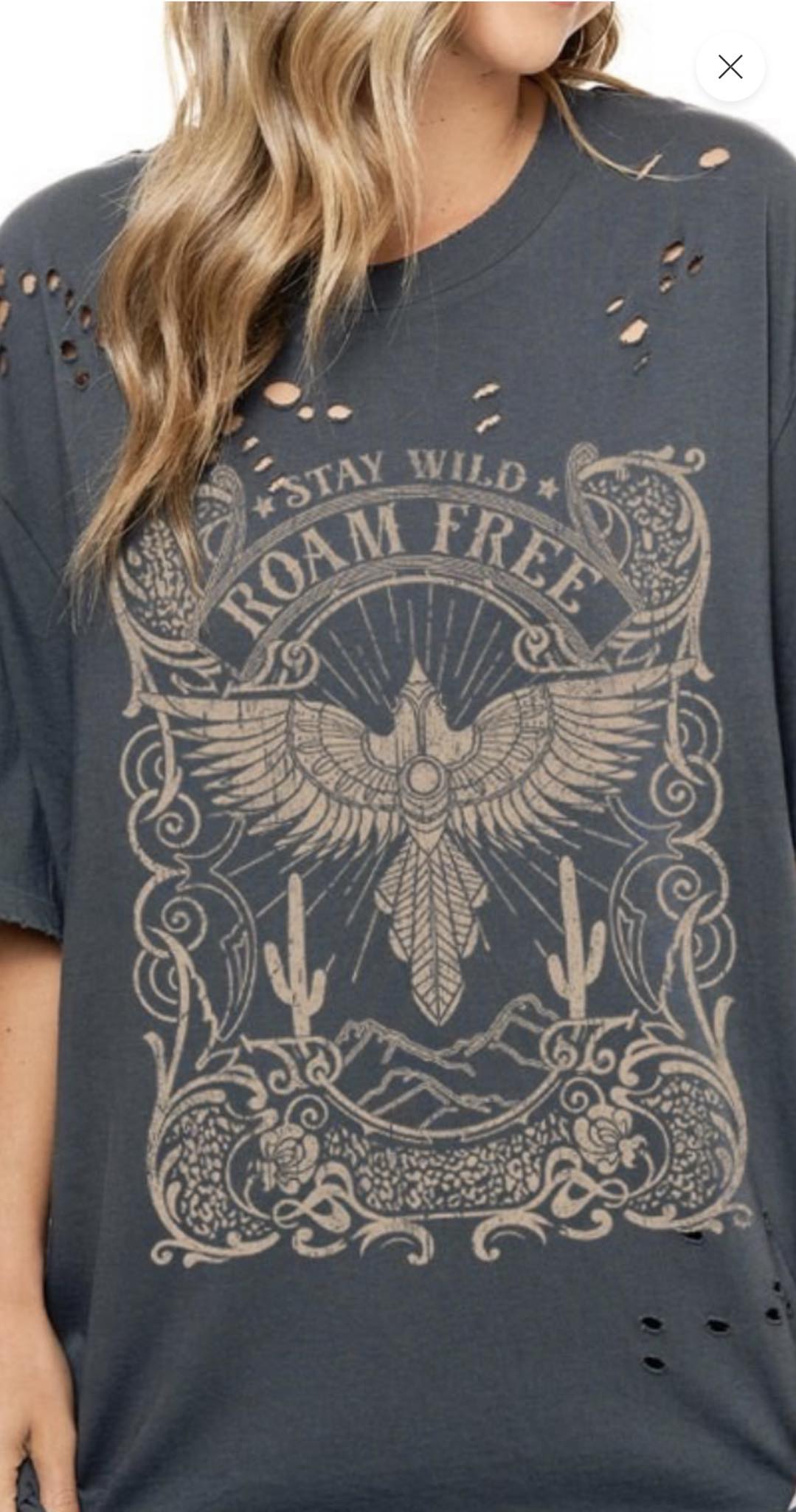 Stay Wild Roam Free Graphic Tee