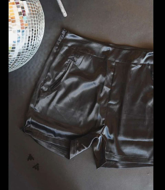 Black Tuxedo Silk